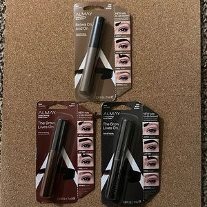 Brand new lot of 3 Almay long lasting brow color.